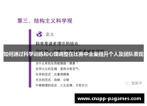 如何通过科学训练和心理调整在比赛中全面提升个人及团队表现 如何通过科学训练和心理调整在比赛中全面提升个人及团队表现